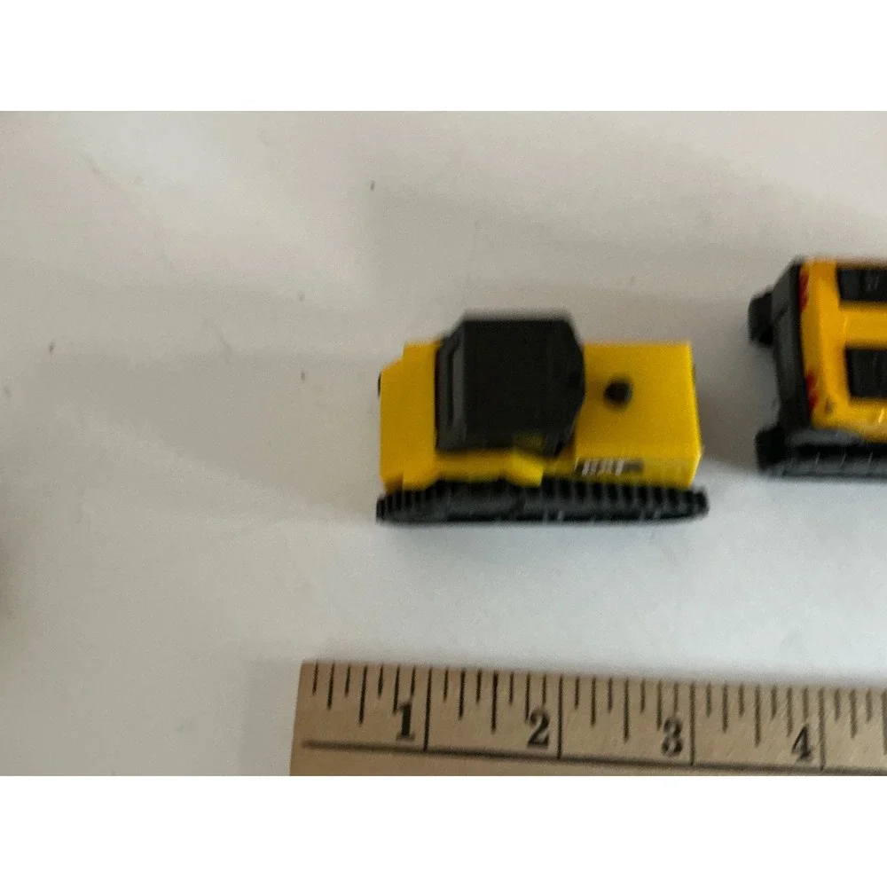 CAT Construction Vehicle Toy Lot Excavator Bulldozer Dump Truck Yellow Mini Set